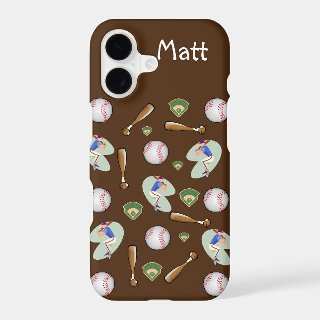 Baseball Iphone Case (Back)