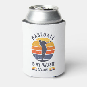 Baseball Is My Favourite Season Can Cooler