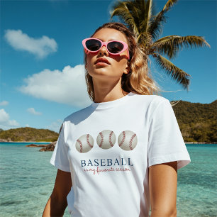 Baseball Is My Favourite Season T-Shirt