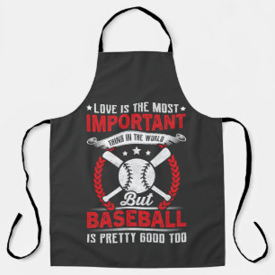Baseball Is Pretty Good Apron