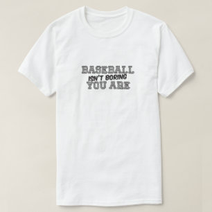Baseball isn't Boring Men's Basic T-Shirt