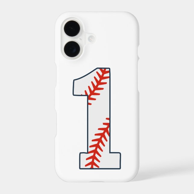 Baseball Jersey Number 1 (Back)