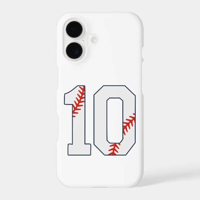 Baseball Jersey Number 10 (Back)
