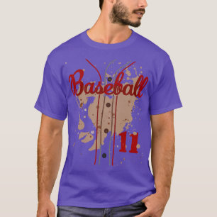 Baseball Jersey Number 11 Kids Baseball Uniform Di T-Shirt