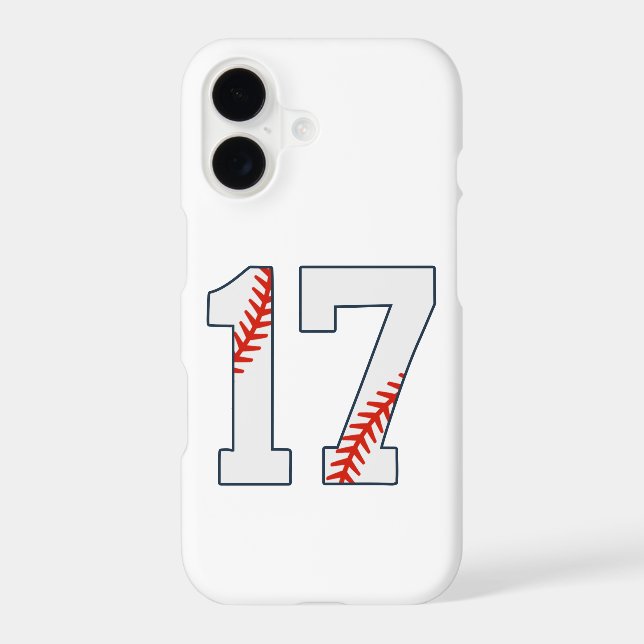 Baseball Jersey Number 17 (Back)