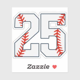 Baseball Jersey Number 25