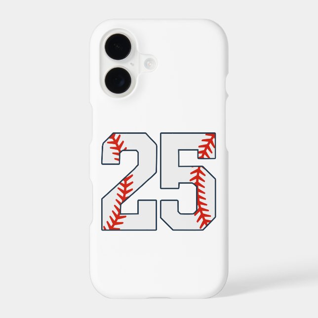 Baseball Jersey Number 25 (Back)