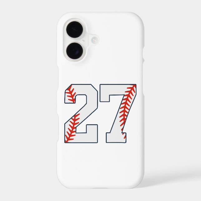 Baseball Jersey Number 27 (Back)