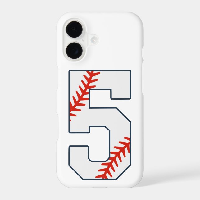 Baseball Jersey Number 5 (Back)
