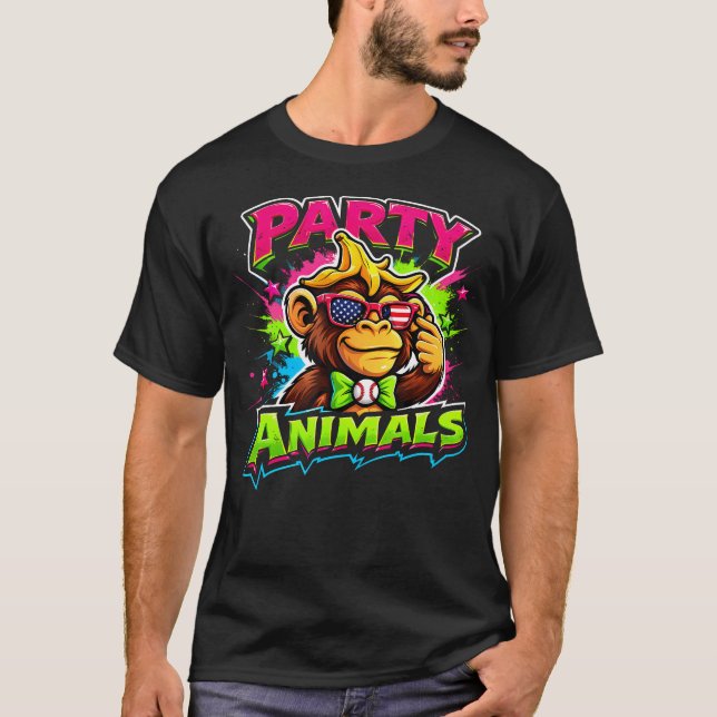 Baseball Jersey Party T-Shirt (Front)