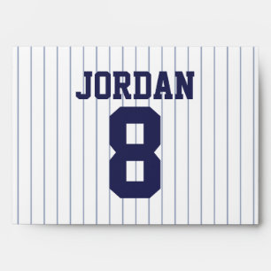 Baseball Jersey - Sports Theme Birthday Party Envelopes