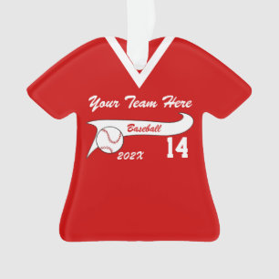 Baseball Jersey with Colour Change Ornament