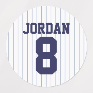 Baseball Jersey with Custom Name and Number