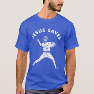 Baseball Jesus Saves T-Shirt