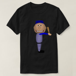 Baseball Johnny (Blue Batter) T-shirt