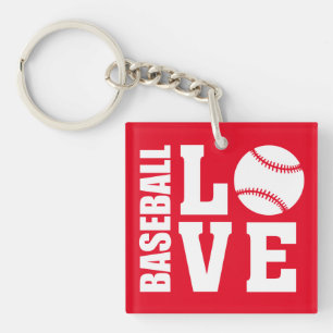 Baseball Key Ring