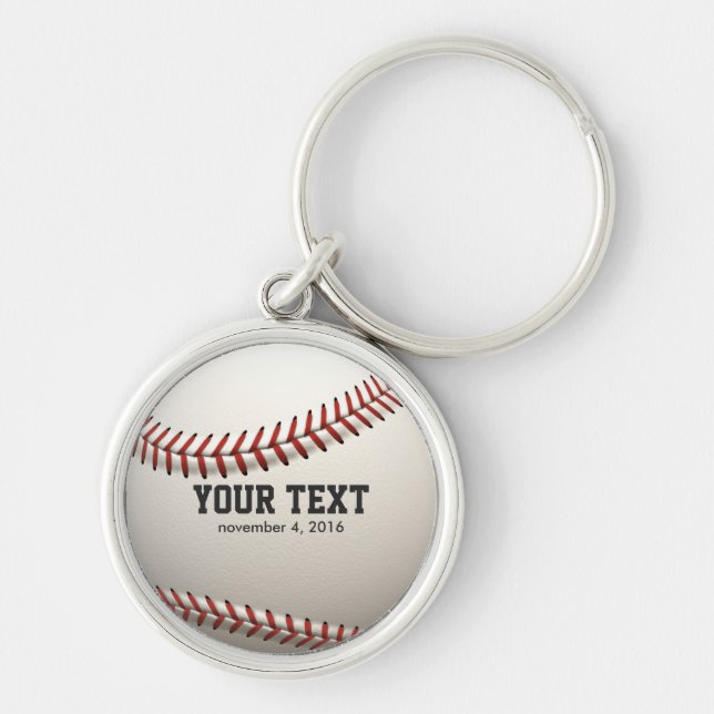 Baseball Key Ring (Front)