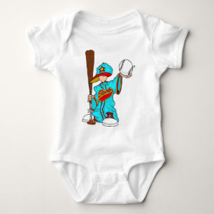 Baseball kid baby bodysuit