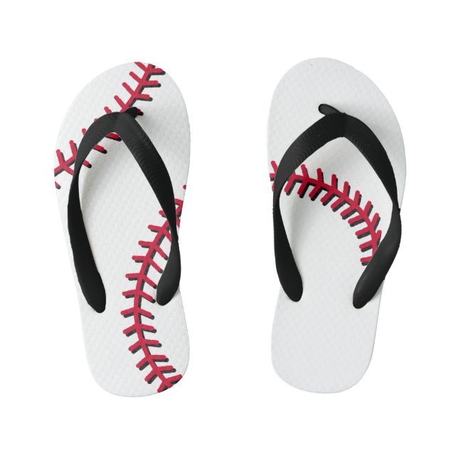Baseball Kid's Thongs (Footbed)