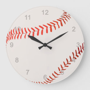 baseball large clock