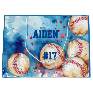 Baseball large gift bag