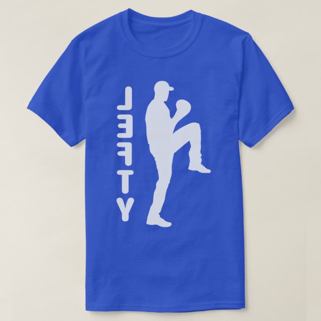 Baseball Lefty Left Handed Pitcher Funny Baseball  T-Shirt (Design Front)