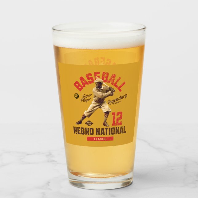 Baseball Legends Negro National League, EST 1920 Glass (Back Filled)