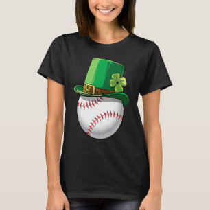 Baseball Leprechaun St Patricks Day For Boys Girl T-Shirt