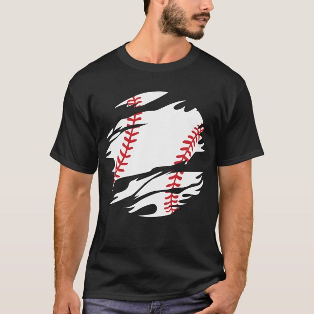Baseball Life Baseball Player Fan T-Shirt (Front)