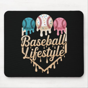 Baseball Lifestyle 101 Apparel Youth Baseball Drip Mouse Pad
