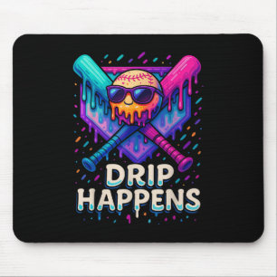 Baseball Lifestyle 101 Apparel Youth Baseball Drip Mouse Pad
