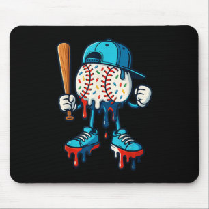 Baseball Lifestyle 101 Apparel Youth Baseball Drip Mouse Pad