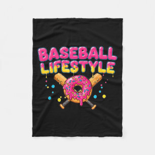 Baseball Lifestyle 101 Apparel Youth Drip Baseball Fleece Blanket