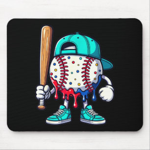 Baseball Lifestyle 101 Apparel Youth Drip Baseball Mouse Pad