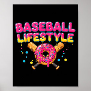 Baseball Lifestyle 101 Apparel Youth Drip Baseball Poster