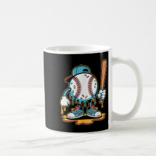 Baseball Lifestyle 101 Tee Youth Baseball Drip Ice Coffee Mug