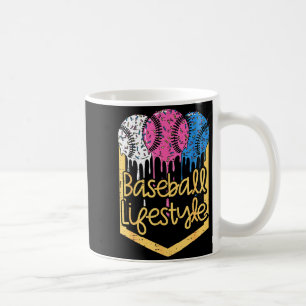 Baseball Lifestyle Ball Sprinkles Drip Boys Kids M Coffee Mug