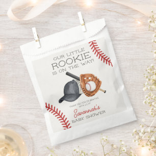 Baseball Little Rookie Home Run Baby Shower Favour Bag