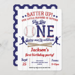 Baseball, Little slugger, First birthday Invitation<br><div class="desc">This is Baseball invitation is for 1st birthday invitation only.</div>