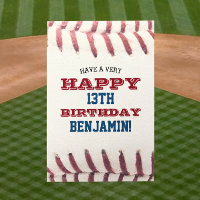 Baseball Look Add Your Name and Year Birthday