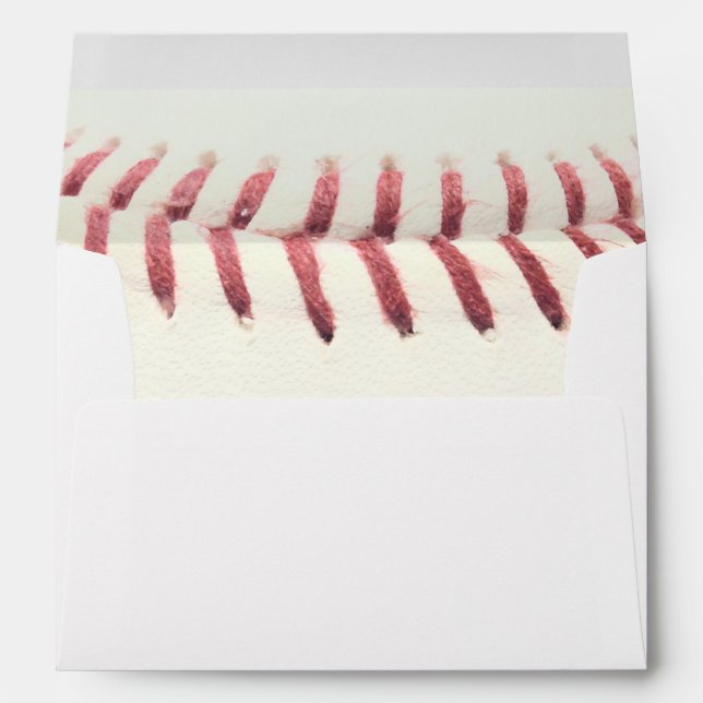 Baseball Look Personalised Envelope (Back (Bottom))