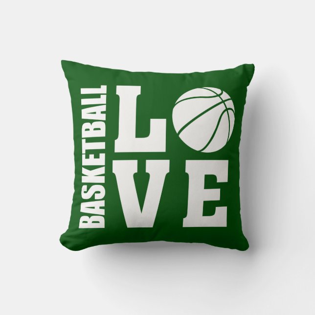 Baseball Love Green Cushion (Front)