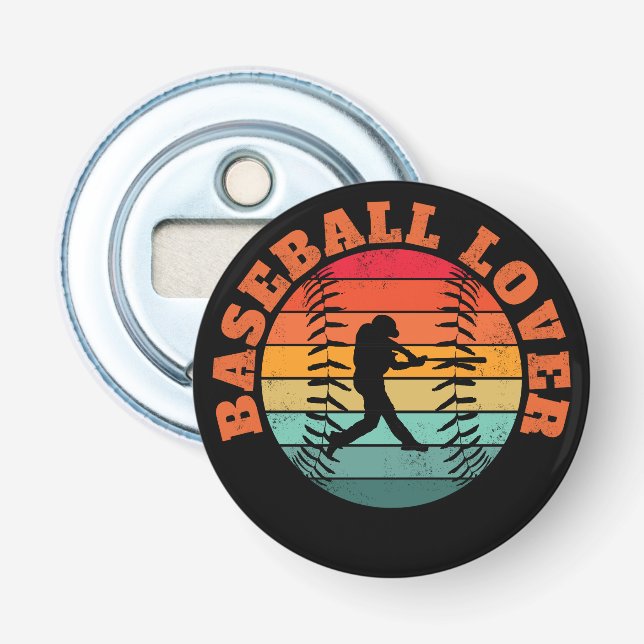 Baseball Lover Bottle Opener (Front)