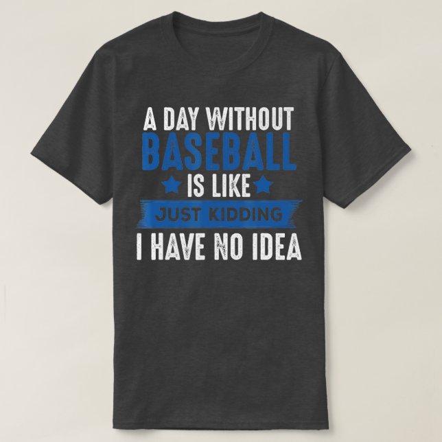 Baseball Lover Cool Gifts For Player Coach Fan T-Shirt (Design Front)