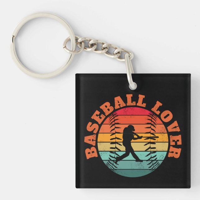 Baseball Lover Key Ring (Front)