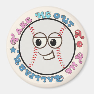 Baseball Lover's Gift Magnet