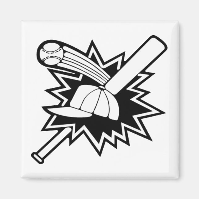 Baseball.. Magnet (Front)