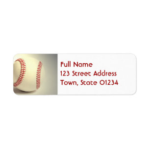 Baseball Mailing Labels
