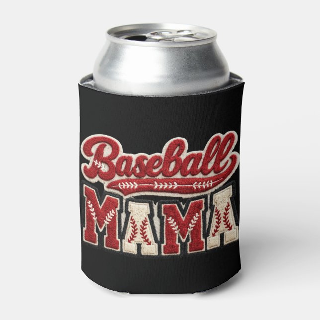 Baseball Mama Can Cooler (Can Front)