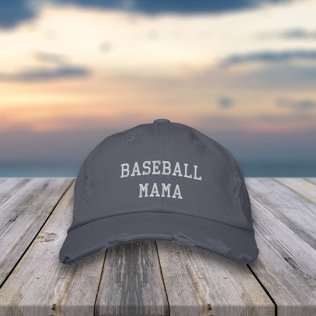 Baseball Mama Embroidered Hat (Creator Uploaded)